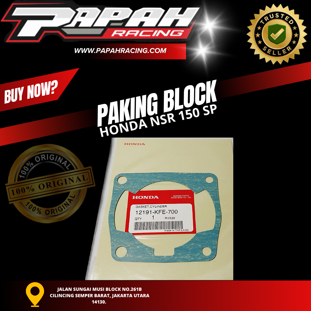 PAKING BLOK HONDA NSR 150 SP